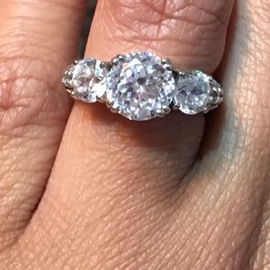 QVC Tacori IV Diamonique Epiphany Ring Size 4